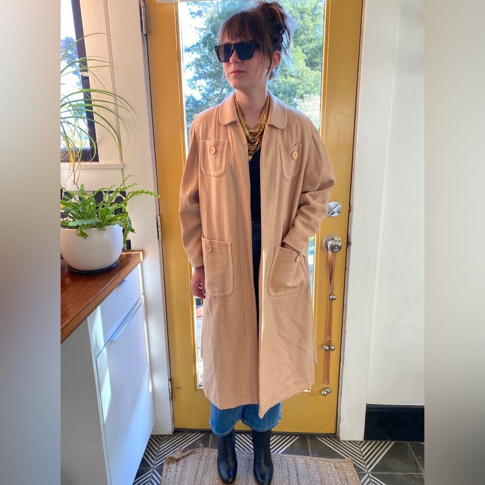 50’s/60’s Camel light weight overcoat.
